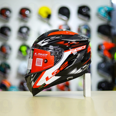 Mũ Fullface LS2 FF327 Challenger GP Đen Đỏ Trắng FREESHIP