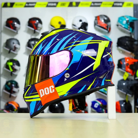 Mũ Fullface POC REVO Camo Xanh Vàng  FREESHIP