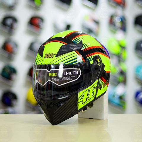 Mũ Fullface ROC 05 K3SV SOLELUNA Bóng FREESHIP