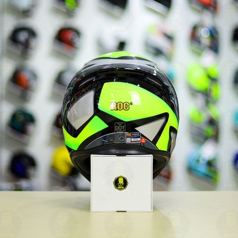 Mũ Fullface ROC 05 K3SV LIQUEFY Xanh Bóng FREESHIP