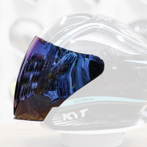 Kính Mũ 3/4 KYT NFJ Gương Tím - Freeship