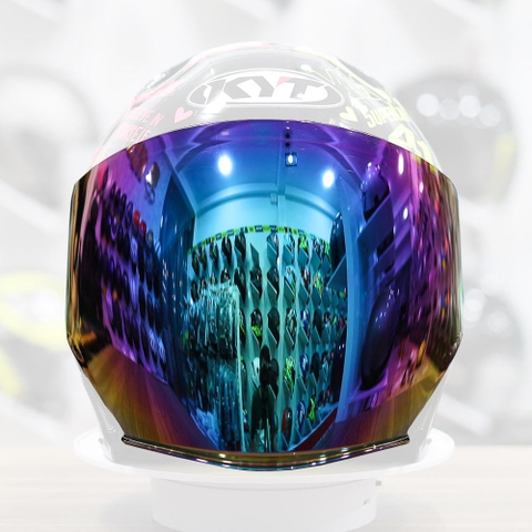 Kính Mũ 3/4 KYT NFJ Gương Titan 7 Màu - Freeship