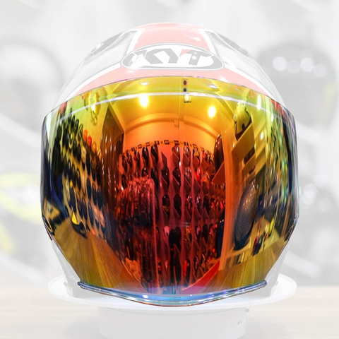 Kính Mũ 3/4 KYT NFJ Revo Đỏ Nhạt - Freeship