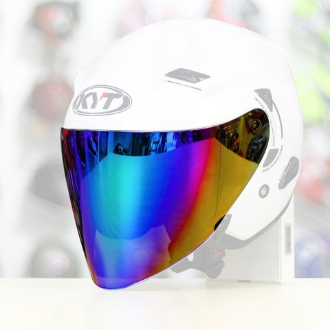 Kính KYT Venom Iridium Xanh Lá-Freeship