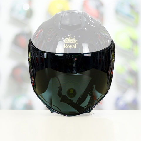 Kính Mũ EGO E3/ Royal XH01 Đen FREESHIP