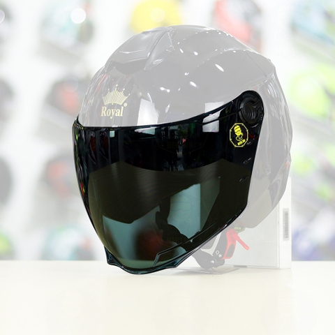 Kính Mũ EGO E3/ Royal XH01 Đen FREESHIP