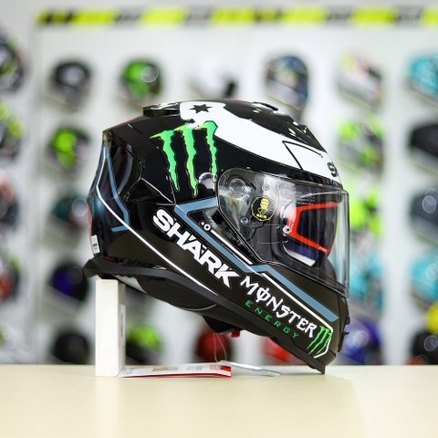 Mũ Fullface LS2 FF800 Đen Bóng + Dán Tem Decal SHARK PRO LORENZO FREESHIP