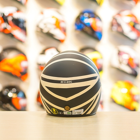 Mũ 3/4 Bulldog Heli Fiber Glass EMO FREESHIP