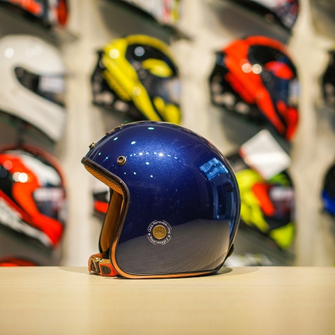 Mũ 3/4 ROYAL M20C Ruby Xanh Mực Bóng FREESHIP