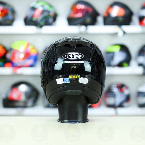 Nón 3/4 2 kính KYT VENOM Đen Bóng - FREESHIP