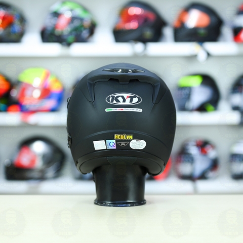 Nón 3/4 2 kính KYT VENOM Đen Nhám - FREESHIP