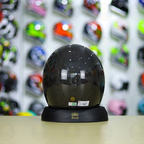 Mũ 3/4 Bulldog Heli Carbon Medusa FREESHIP