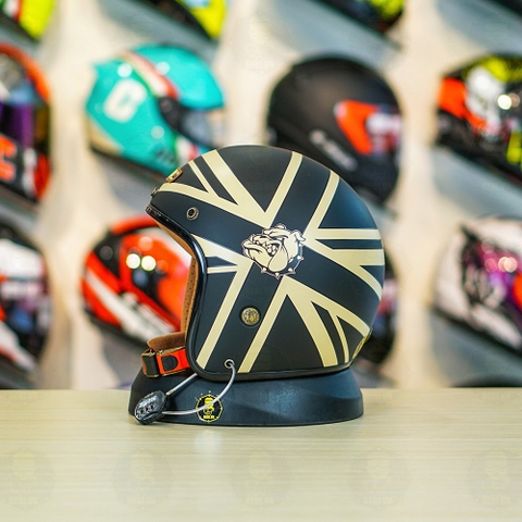 Mũ 3/4 Bulldog Perro 4U EMO FREESHIP