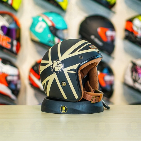 Mũ 3/4 Bulldog Perro 4U EMO FREESHIP