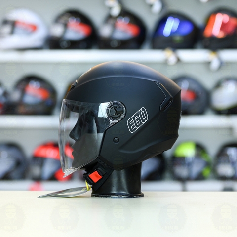 Mũ 3/4 EGO E31 Đen Nhám Gọn Nhẹ FREESHIP