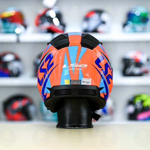 Mũ 3/4 LS2 OF600 COPTER Đen Xanh Đỏ Nimble FREESHIP