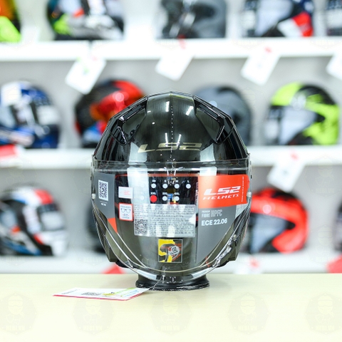 Mũ 3/4 LS2 OF603 INFINITY Xám Xước Bóng Fiberglass FREESHIP