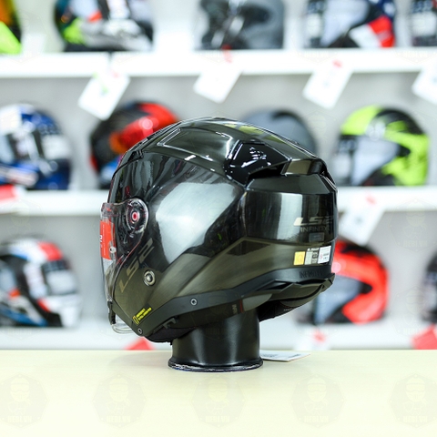 Mũ 3/4 LS2 OF603 INFINITY Xám Xước Bóng Fiberglass FREESHIP