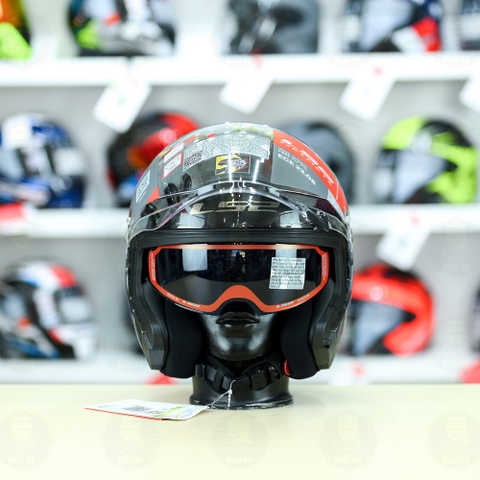 Mũ 3/4 LS2 OF603 INFINITY Xám Xước Bóng Fiberglass FREESHIP