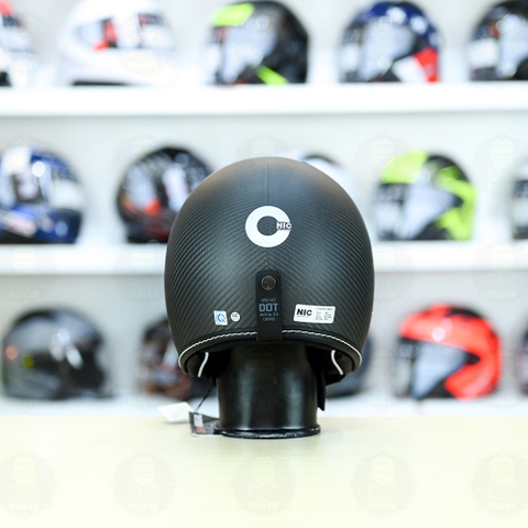 Mũ 3/4 NIC N03 Carbon 3K Nhám FREESHIP