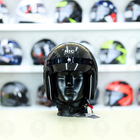 Mũ 3/4 NIC N03 FORGED Carbon FREESHIP