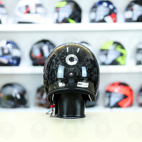 Mũ 3/4 NIC N03 FORGED Carbon FREESHIP