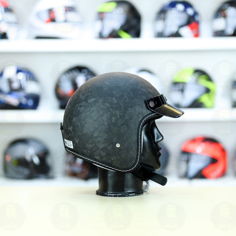 Mũ 3/4 NIC N03 FORGED Carbon Nhám FREESHIP