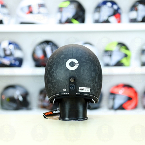 Mũ 3/4 NIC N03 FORGED Carbon Nhám FREESHIP