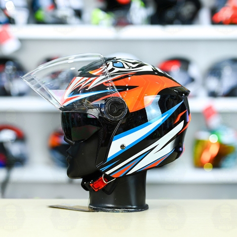 Mũ 3/4 Royal M668 (2 Kính) Basani FREESHIP