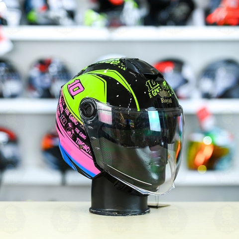 Mũ 3/4 Royal M668 (2 Kính) Thitipong FREESHIP