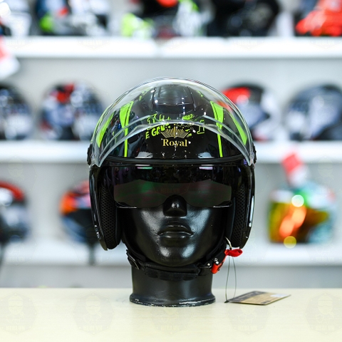 Mũ 3/4 Royal M668 (2 Kính) Thitipong FREESHIP