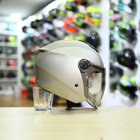 Mũ 3/4 Royal XH01 Xám Nhám FREESHIP