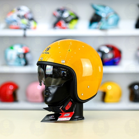 Mũ 3/4 Sunda 388 Vàng Kính Âm FREESHIP