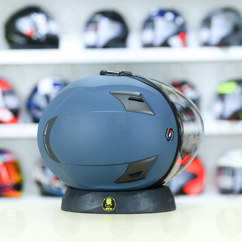 Mũ 3/4 Sunda 611E Xanh xi măng nhám - Freeship