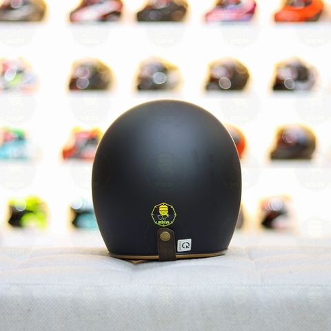 Mũ 3/4 BALDER LIGHT Đen Nhám FREESHIP