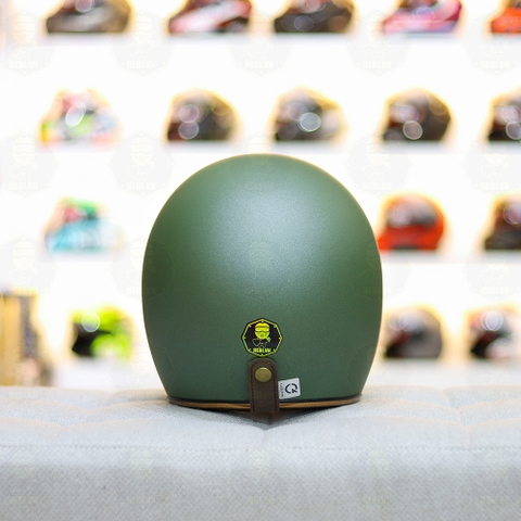 Mũ 3/4 BALDER LIGHT Xanh Lính Nhám FREESHIP