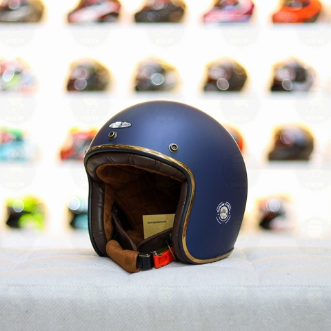 Mũ 3/4 BALDER LIGHT Xanh Mực Nhám FREESHIP