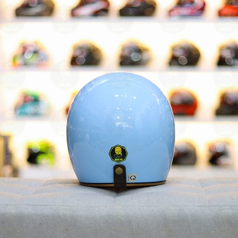 Mũ 3/4 BALDER LIGHT Xanh Lam Bóng FREESHIP