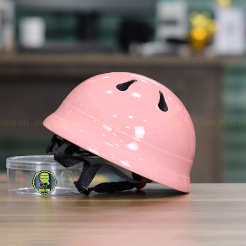 Nón Bảo Hiểm Cho Bé Từ 1-5 Tuổi KIDS Cream Siêu Nhẹ Freesize