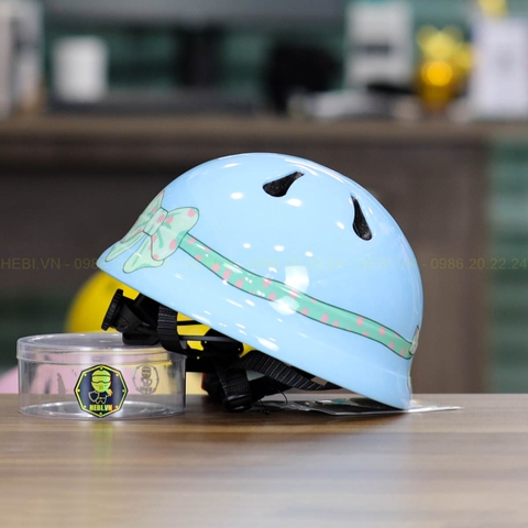 Nón Bảo Hiểm Cho Bé Từ 1-5 Tuổi KIDS Cream Siêu Nhẹ Freesize