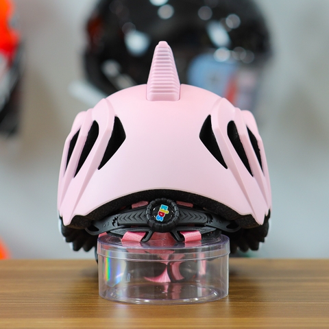 Nón Bảo Hiểm Cho Bé KIDS Shark 3D Siêu Cute Màu Hồng Nhạt