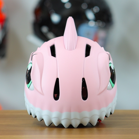 Nón Bảo Hiểm Cho Bé KIDS Shark 3D Siêu Cute Màu Hồng Nhạt