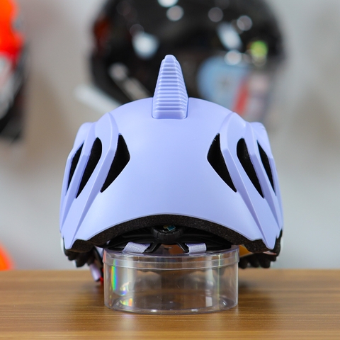 Nón Bảo Hiểm Cho Bé KIDS Shark 3D Siêu Cute Màu Tím