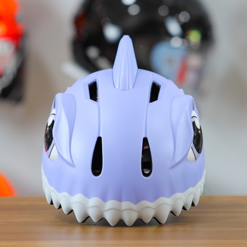 Nón Bảo Hiểm Cho Bé KIDS Shark 3D Siêu Cute Màu Tím
