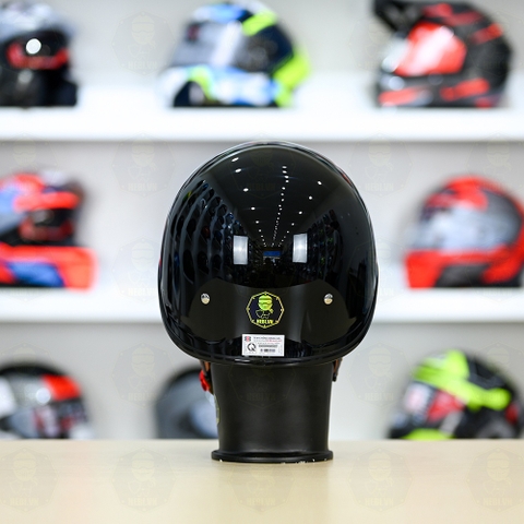 Mũ 1/2 Bulldog GANG Đen Bóng FREESHIP