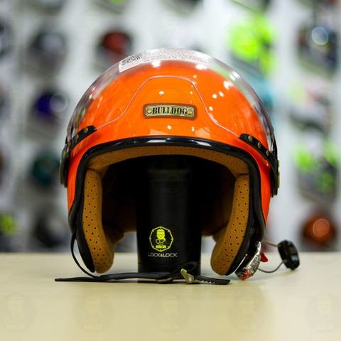 Mũ 3/4 Bulldog POM Cam Bóng FREESHIP