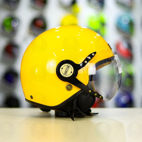 Mũ 3/4 Bulldog POM Vàng Bóng FREESHIP