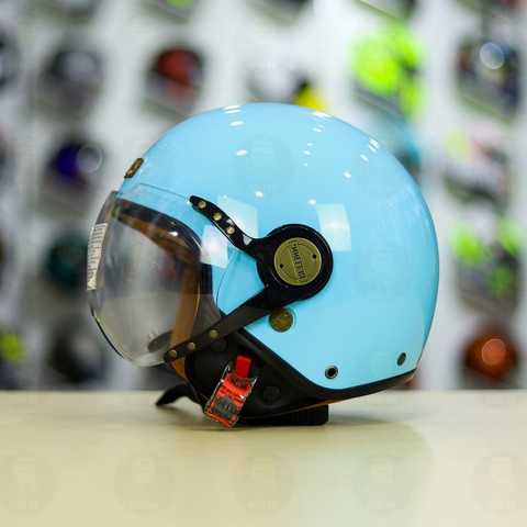 Mũ 3/4 Bulldog POM Xanh Dương FREESHIP