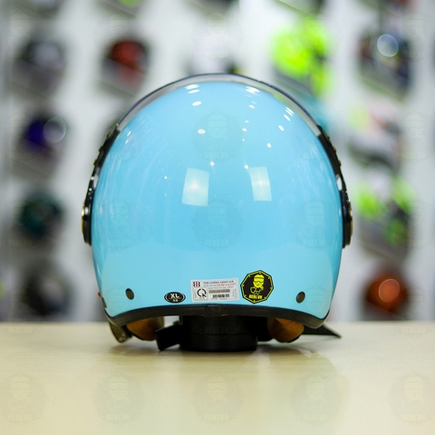 Mũ 3/4 Bulldog POM Xanh Dương FREESHIP