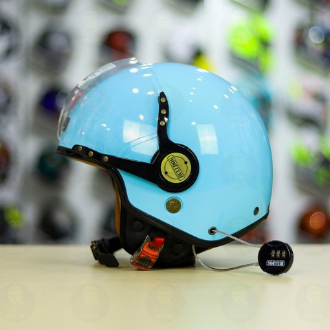 Mũ 3/4 Bulldog POM Xanh Dương FREESHIP